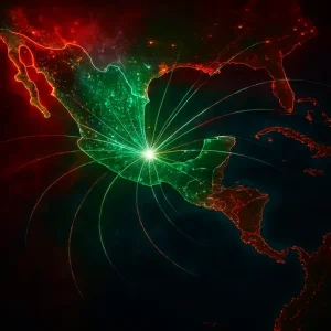 Imagen que representa a un proveedor mexicanos de certificados ssl a través de un mapa de México